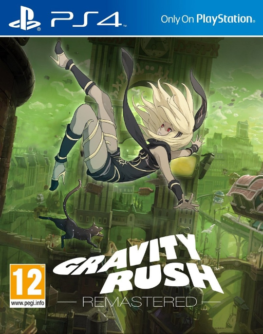 Gravity Rush Remastered box art for Playstation 4